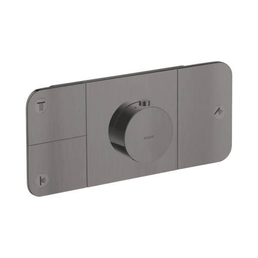 [HAN-45713341] Hansgrohe 45713341 Axor One Thermostatic Module Trim For 3 Functions Brushed Black Chrome