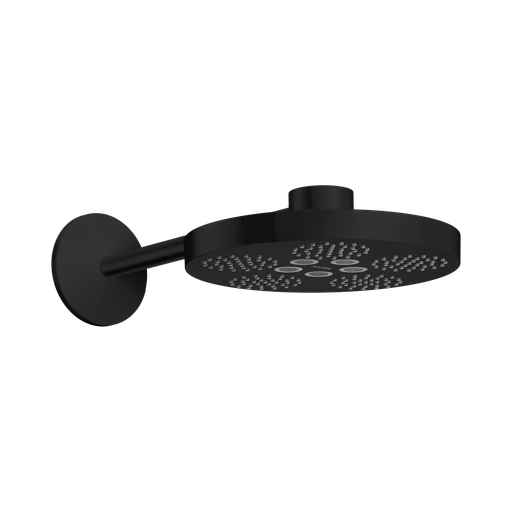[HAN-48482671] Hansgrohe 48482671 Axor One Showerhead 280 2-Jet With Showerarm Trim Matte Black