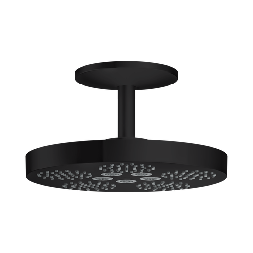 [HAN-48484671] Hansgrohe 48484671 Axor One Showerhead 280 2-Jet With Ceiling Mount Trim Matte Black