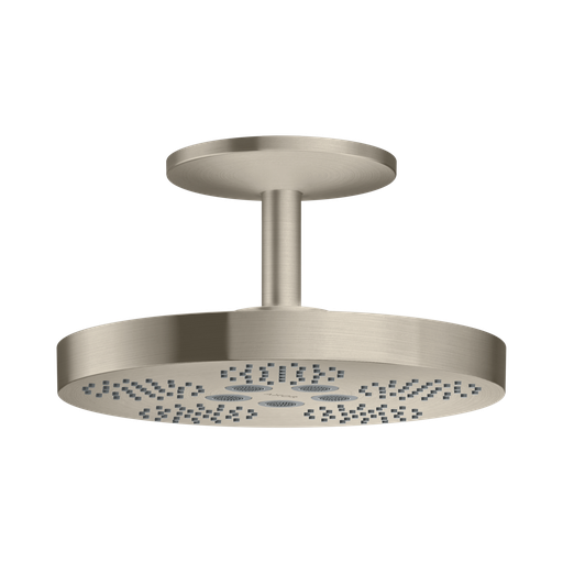 [HAN-48484821] Hansgrohe 48484821 Axor One Showerhead 280 2-Jet With Ceiling Mount Trim Brushed Nickel