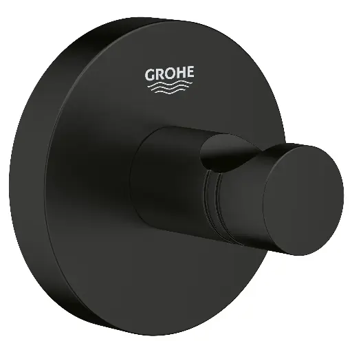 [GRO-403642431] Grohe 403642431 Essentials Robe Hook Matte Black