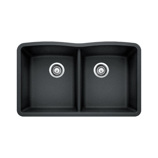 [BLA-400073] Blanco 400073 Diamond U 2 Double Undermount Kitchen Sink