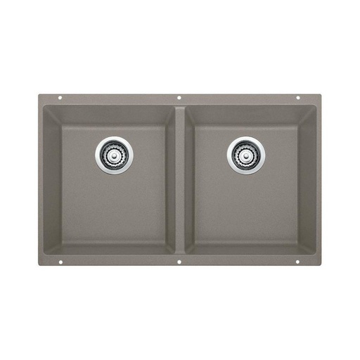 [BLA-401179] Blanco 401179 Precis U 2 Double Undermount Kitchen Sink