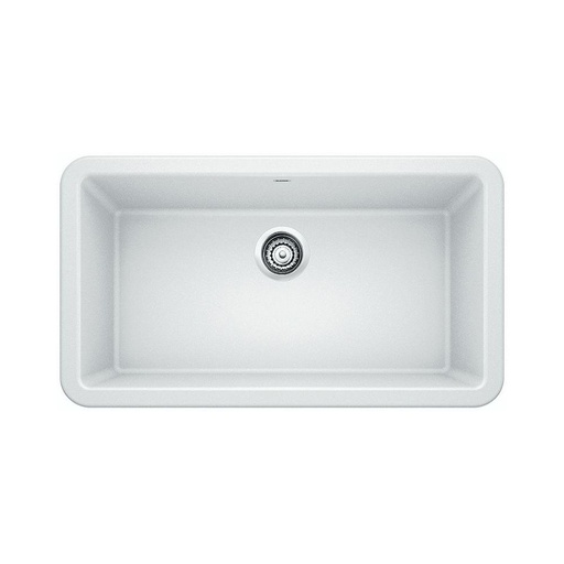 [BLA-401876] Blanco 401876 Ikon 33 Single Kitchen Sink Front Apron White
