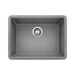 [BLA-401883] Blanco 401883 Precis U 24 Single Undermount Kitchen Sink Metallic Gray