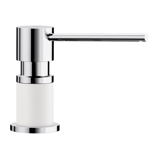[BLA-402307] Blanco 402307 Lato Soap Dispenser Chrome White