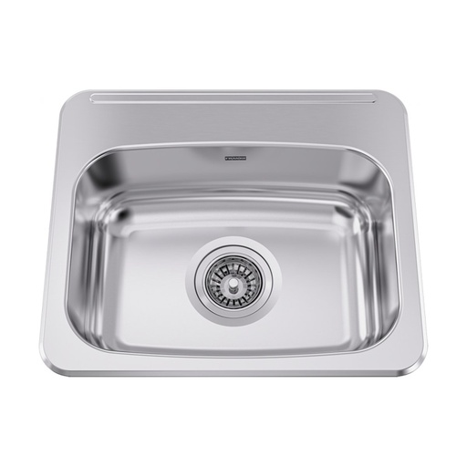 [FRA-ALBS2706P-1] Franke ALBS2706P-1 Single Sink With Ledge 18 Gauge Stainless Steel