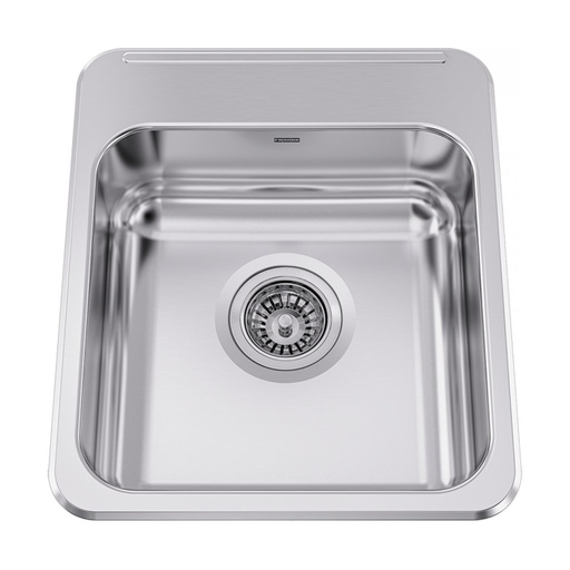 [FRA-ALBS4406P-1-3] Franke ALBS4406P-1-3 Single Sink With Ledge 18 Gauge Stainless Steel