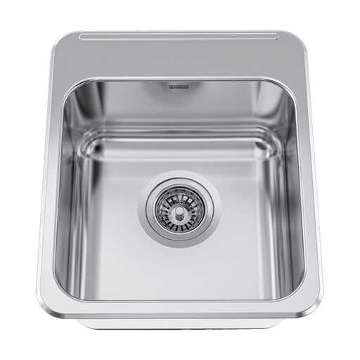 [FRA-LBS4408P-1-3] Franke LBS4408P-1-3 Single Bowl Sink With Ledge Stainless Steel