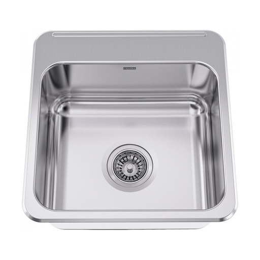[FRA-LBS4608P-1] Franke LBS4608P-1 Single Bowl Sink With Ledge Stainless Steel