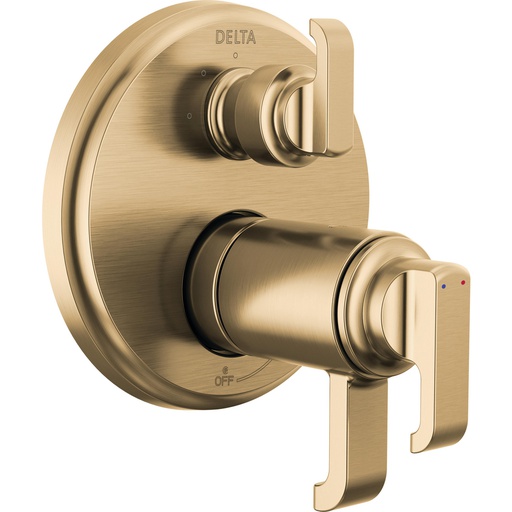 [DEL-T27T889-CZ-PR] Delta T27T889-CZ-PR Tetra 17T Series Integrated Diverter Trim Lumicoat Champagne Bronze