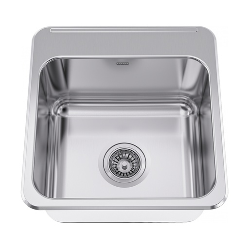 [FRA-LBS4610P-1] Franke LBS4610P-1 Single Bowl Sink With Ledge Stainless Steel